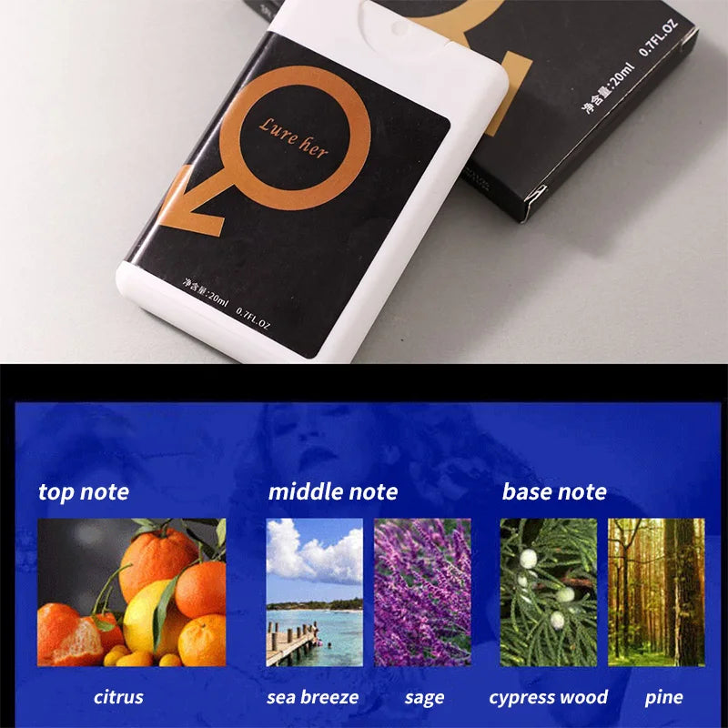 Pheromone Midnight Temptation Perfume Unisex Irresistible Tempting Couple Perfume Attract Opposite High-end Pheromone Perfume