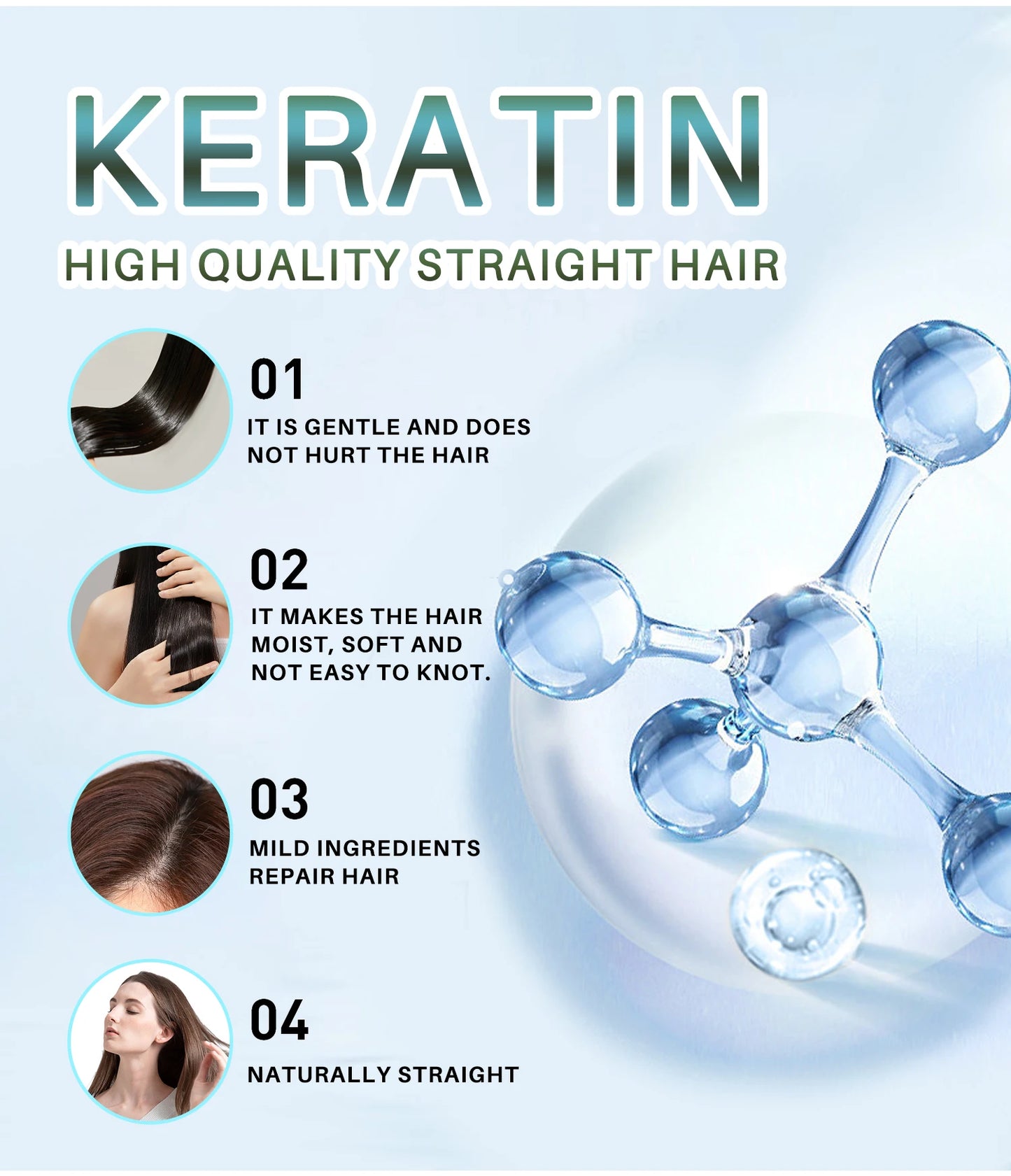 Keratin Hair Straightening Cream Keratin Cream For Smoothing Hair Professional Keratin For Permanent Straightening Hair Care