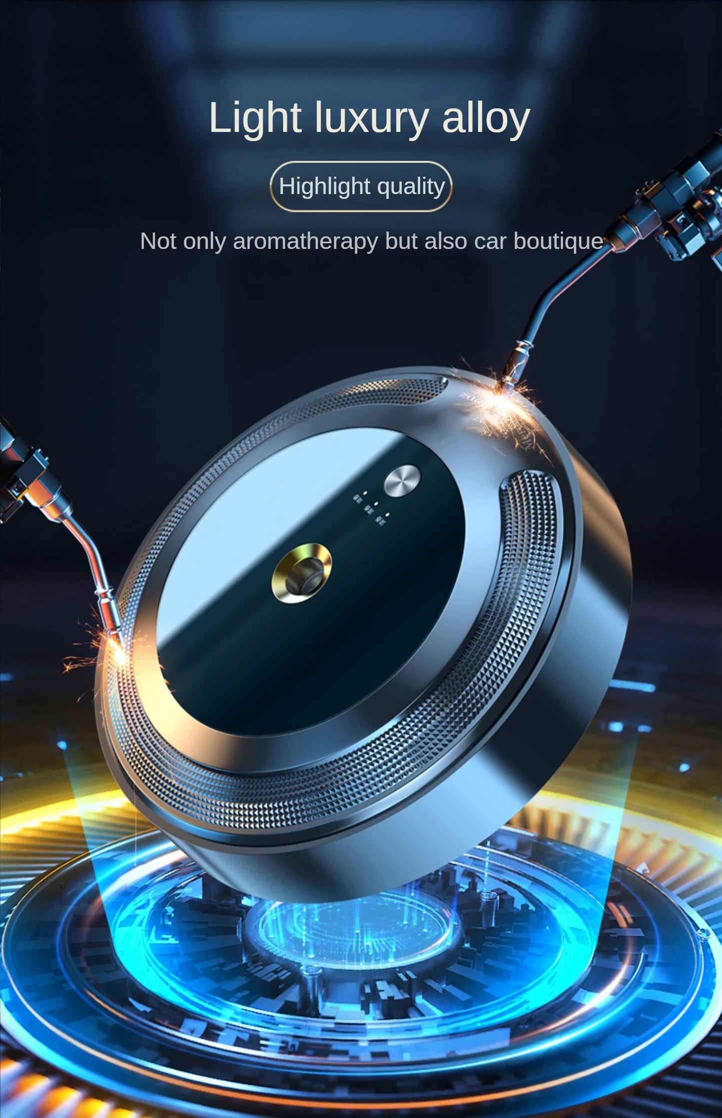 Car Air Freshener Smart Car Aroma Diffuser Car Air Purifier Fragrance For Cars Intelligent Aromatherapy Instrument