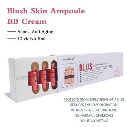 Korea 5ml BB Lip Serum BB Cream Glow Ampoule Starter Kit Brightening Moisturizing Lipstick Serum Kit Lip Gloss Pigment Skin Care