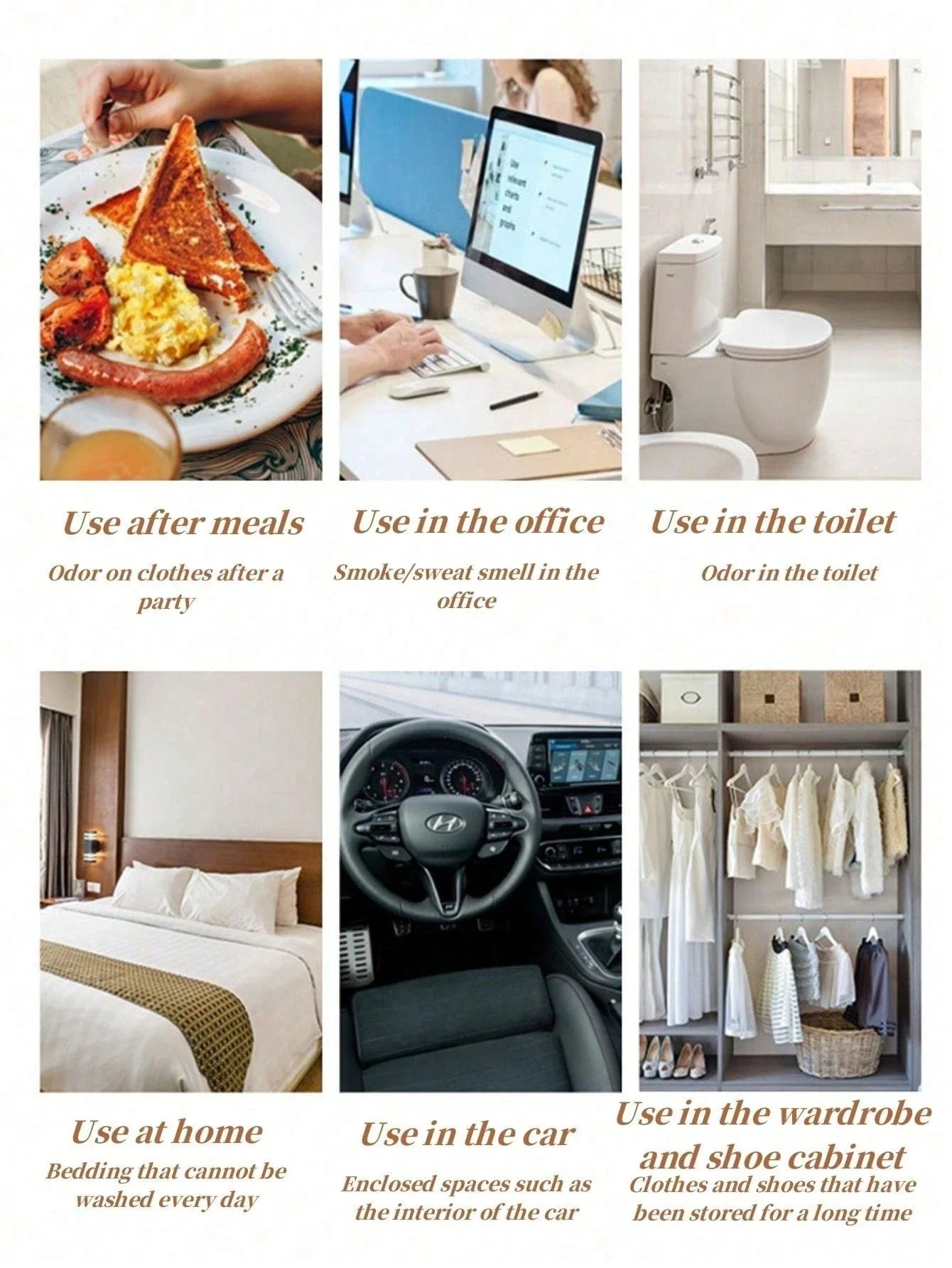 50ml Air Freshener Home Car Fragrance Spray Fresh Air Long-Lasting Fragrance Travel Bathroom Hotel Gifts Hand Sanitizer Bottles