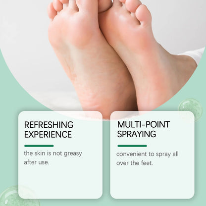 Foot Peeling Spray Improve Heel Cracking Repair Cough Dryness Rermove Dead Skin Exfoliation Antiperspirant Foot Moisture Spray