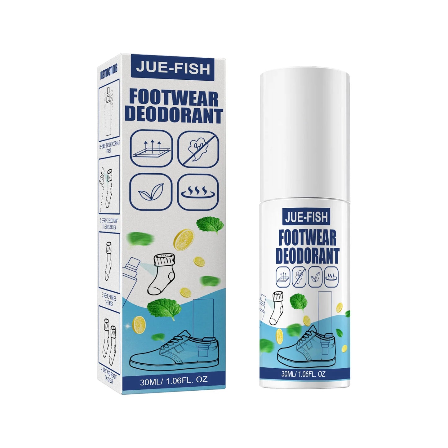 Shoe Spray Germicidal Deodorant Shoe Cabinet Spray Fast lasting antibacterial deodorant Sweat foot odor Remover spray