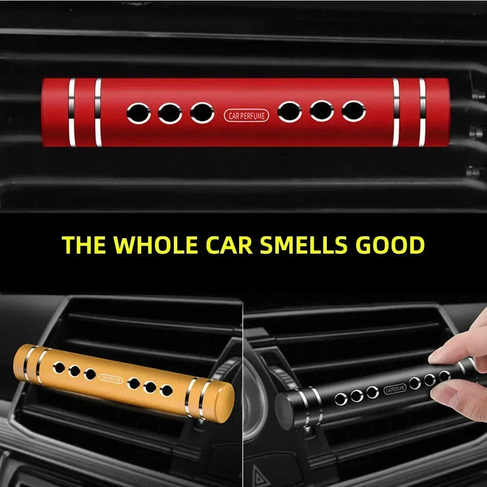 Car Air Freshener Smell Vent Perfume Flavoring Remove Odors Aroma Car Air Conditioning Clip Magnet Diffuser Solid Perfume Amagi