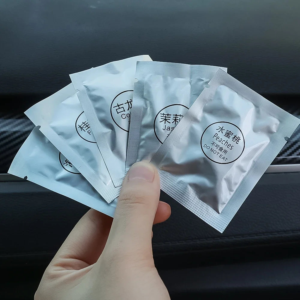 Air Freshener Tablets Refill Solid Perfume Aromatherapy Tablets Car Air Vent Fragrances Flavor Diffuser Car Interior Accessories