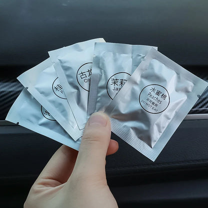 Air Freshener Tablets Refill Solid Perfume Aromatherapy Tablets Car Air Vent Fragrances Flavor Diffuser Car Interior Accessories