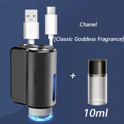 Car Air Freshener Electric Auto Aroma Diffuser Car Air Vent Essential Oil Mist Humidifier Fragrance Diffuser Aromatherapy