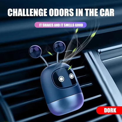 New Car Air Freshener Auto Mini Robot Air Vent Clip Parfum Flavoring Ventilation Outlet Aromatherapy Automotive Interior