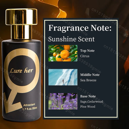 Pheromone Seductive Men's Perfume Attract Woman Charming Fragrance Flirting Dating Scent Long Lasting Body Spray Eau De Toilette