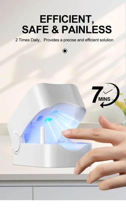 Nails Fungus Laser Treatment Device Rechargeable UV Lamp Fingernails Toenails Onychomycosis Therapy Sterilize Repair Care Tools