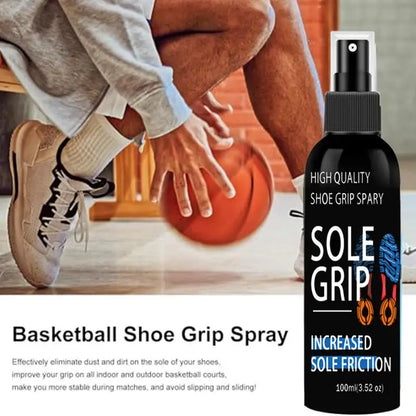 100ml Sole Grip Spray Basketball Anti-Slip Sole Spray for Improved Traction Sports Grip Enhancement Shoe Traction Enhancer