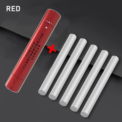 Car Air Vent Freshener Perfume Diffuser Metal Air Conditioning Outlet Clip with 5 Aroma Fragrance Sticks Auto Interior Accessory