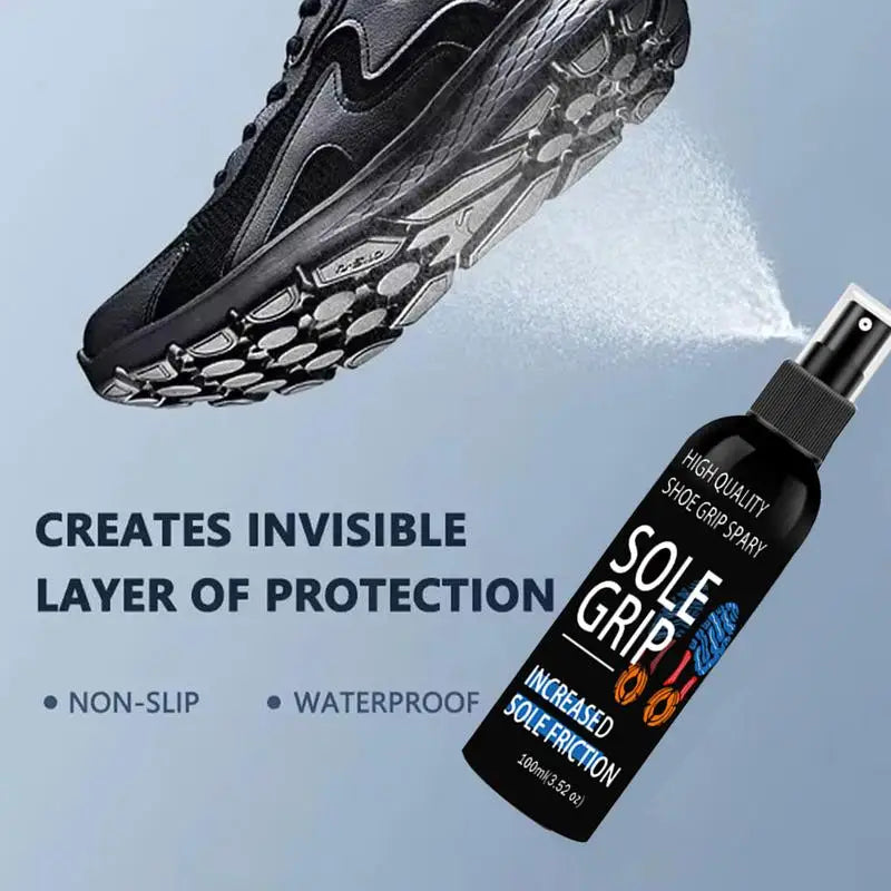 100ml Sole Grip Spray Basketball Anti-Slip Sole Spray for Improved Traction Sports Grip Enhancement Shoe Traction Enhancer