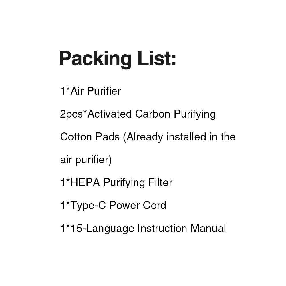 Household Air Purifier Portable Air Cleaner Mini Desktop Air Purifier With HEPA Filter Air Freshener Air Cleaner For Home Office