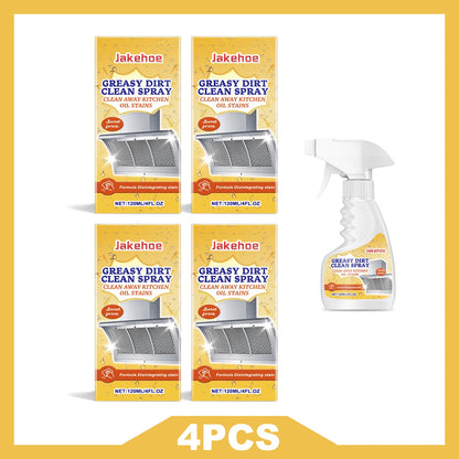 JAKEHOE Greasy Dirt Clean Spray Kitchen Powerful Remover Oil Multipurpose Dirt Degreaser Cleaning Agent Washing Home Use Cleaner