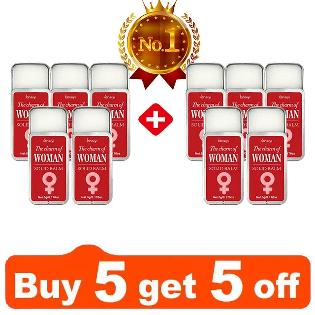 Women Men Body Heterosexual Hormones Perfume Solid Balm Long-lasting Scent Portable Solid Perfume Cologne Fragrance