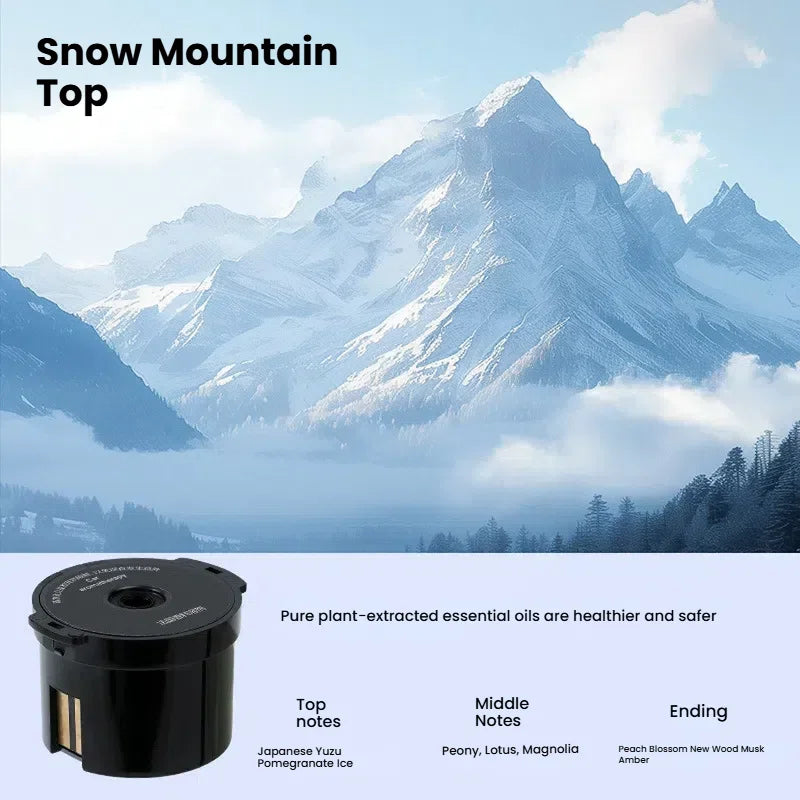 2025 Model Smart Car Air Freshener - Premium Automotive Fragrance Device with Cloud-View Atomization, Filling the Car with Fragr