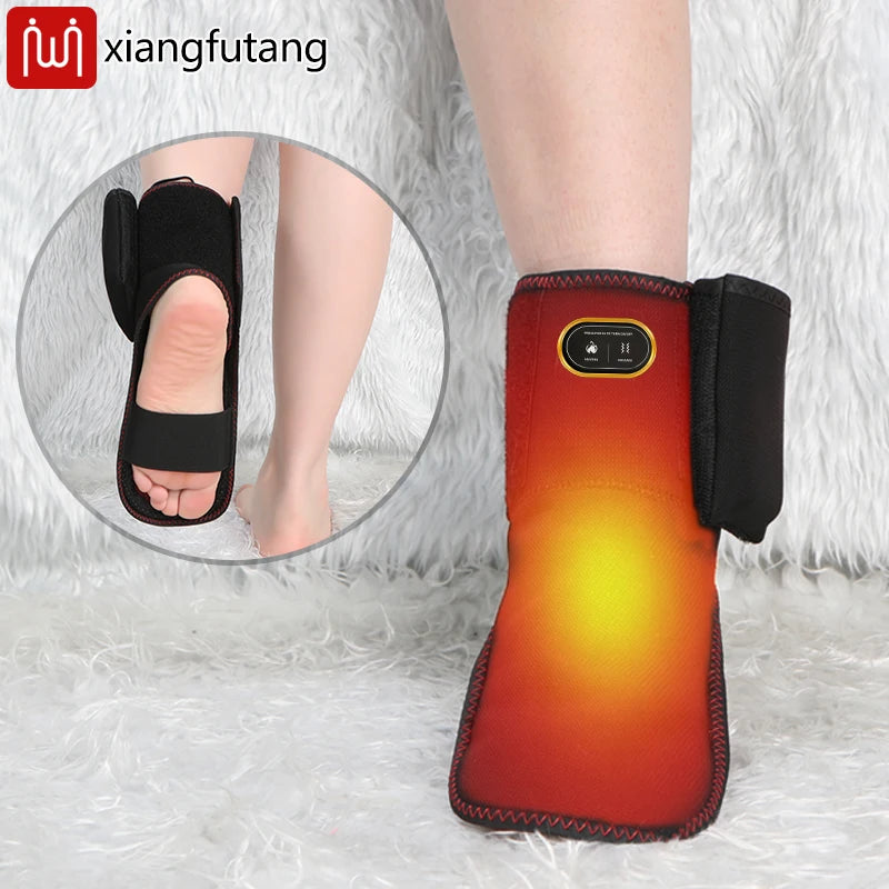 Ankle Brace Massager  - 3-Gear Heat & Vibration,Relieves Joint Pain & Swelling,Aids Sports Recovery,For Fitness Fans & Seniors