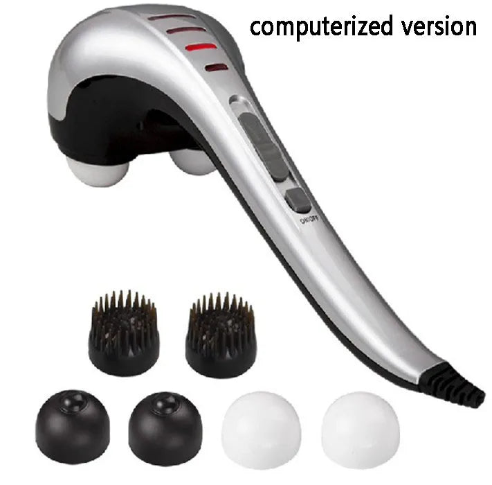 Massager stick   220V massage hammer neck waist hand-held multi-function body tapping meridian hammer back massage hammer