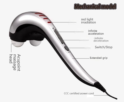 Massager stick   220V massage hammer neck waist hand-held multi-function body tapping meridian hammer back massage hammer