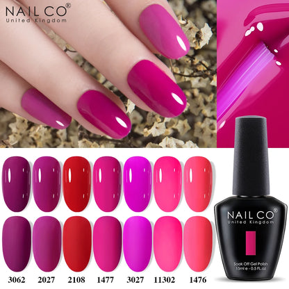 NAILCO 2025 Winter 15ML Gel Nail Polish Nails Semi-permanent UV Varnish High Quality Glass Bottle Nail Art Polish For Manicure