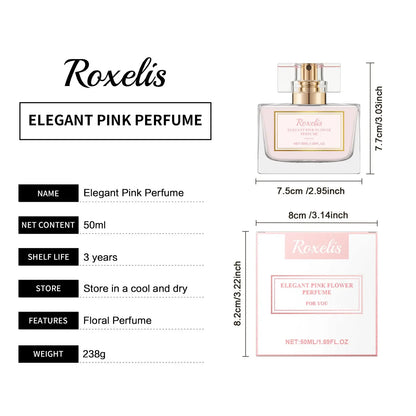 Fragrant Perfume for Women Aroma Floral Scent Odor Remover Attraction Perfume Lighted Fragrance Portable Body Perfume for Dating