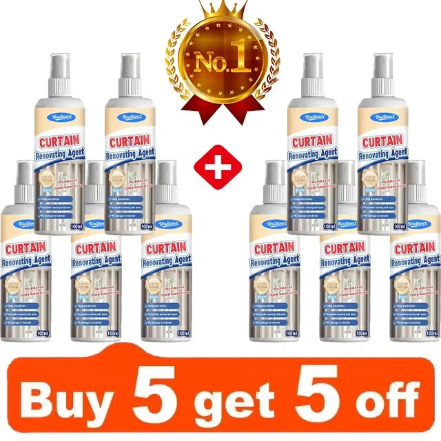 Curtain Cleaning Spray Fabric Sofa Curtain Cleaning And Care Kit Multi-functional Cleaner