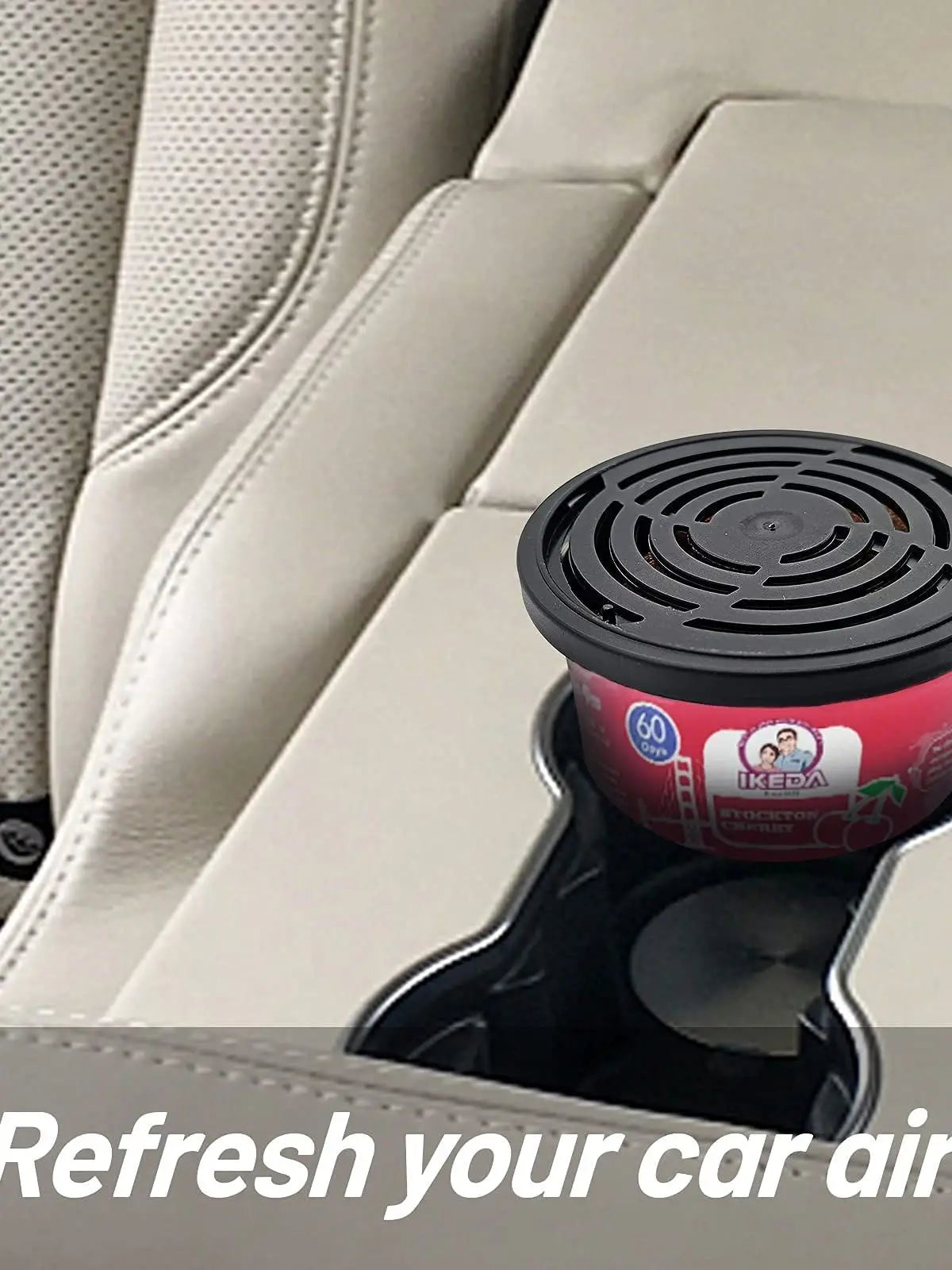 Car Air Fresheners:  Lemon Scent | Organic Cans | Odor Eliminator Essential | Long-Lasting | Strong Fragrance | For Home Closet