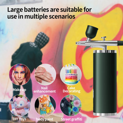 Nail Spray Gun Professional Nail Art Airbrush Gun Spray Painting Tool for Nail Art