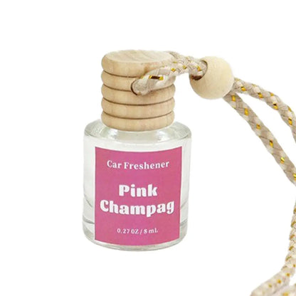 Car Perfume Pendant Air Freshener Hanging Perfume Empty Bottle Auto Interior Rearview Mirror Lace Pendant Car Decoration