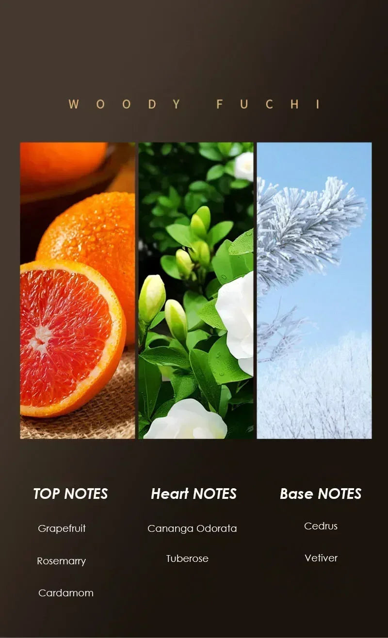 Top Selling Brand Eau De Toilette for Men - Fresh Romantic Fougere Scent Woody Notes 50ml Cologne Perfume Long Lasting