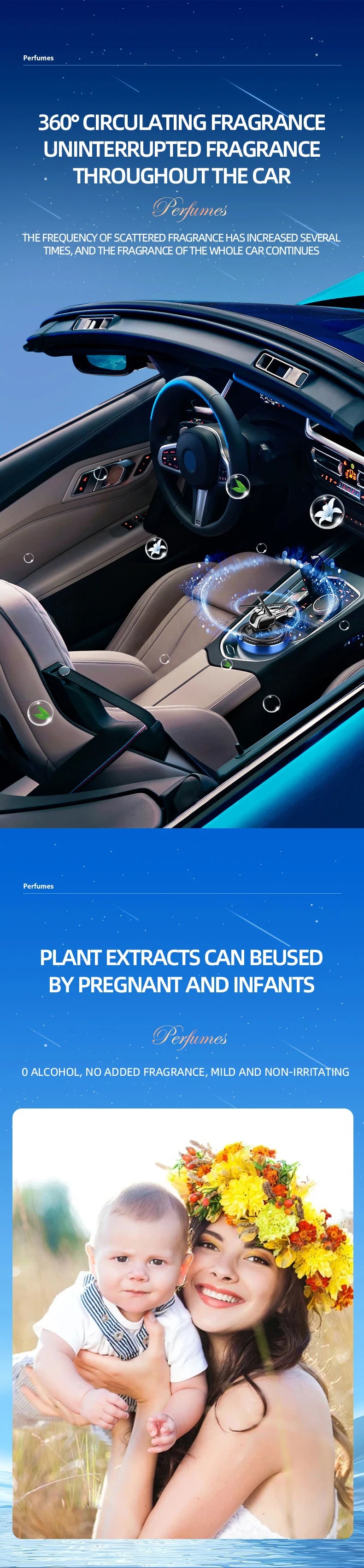 Car Aromatherapy Air Freshener Car Fragrance Perfume Fresh Vent Air Aromatherapy Interior Cars Auto Accessories Solar Plane