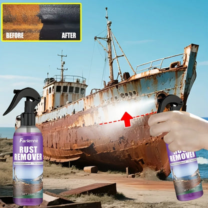 Farienne 100ML New Universal Rust Remover Spray Powerful Formula Efficient Prevents Re Rusting Fast Cleaning for Ships Cars