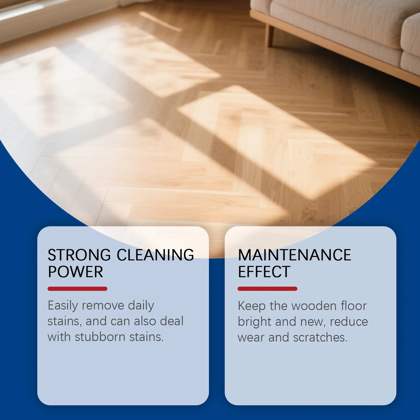 100ml Wooden Floor Polishing Agent Household Floor Cleaning Agent Ceramic Tile Stain Cleaner Multi Purpose Mop Cleaner