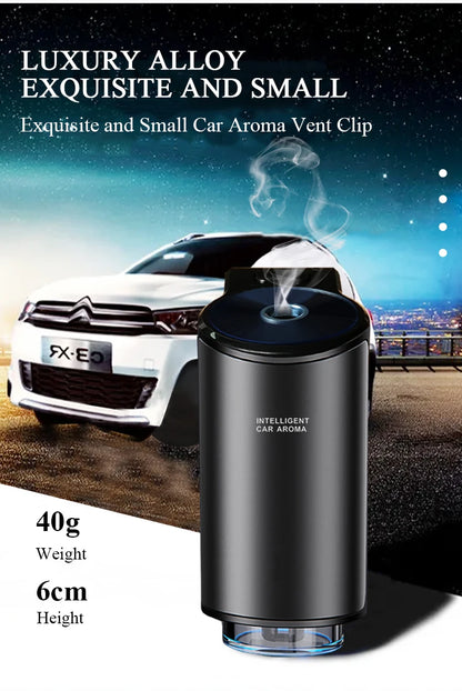 Electric Essential Oil Aroma Car Air Freshener Diffuser Car  Air Vent Humidifier Aromatherapy Auto Perfume Fragrance Decoration