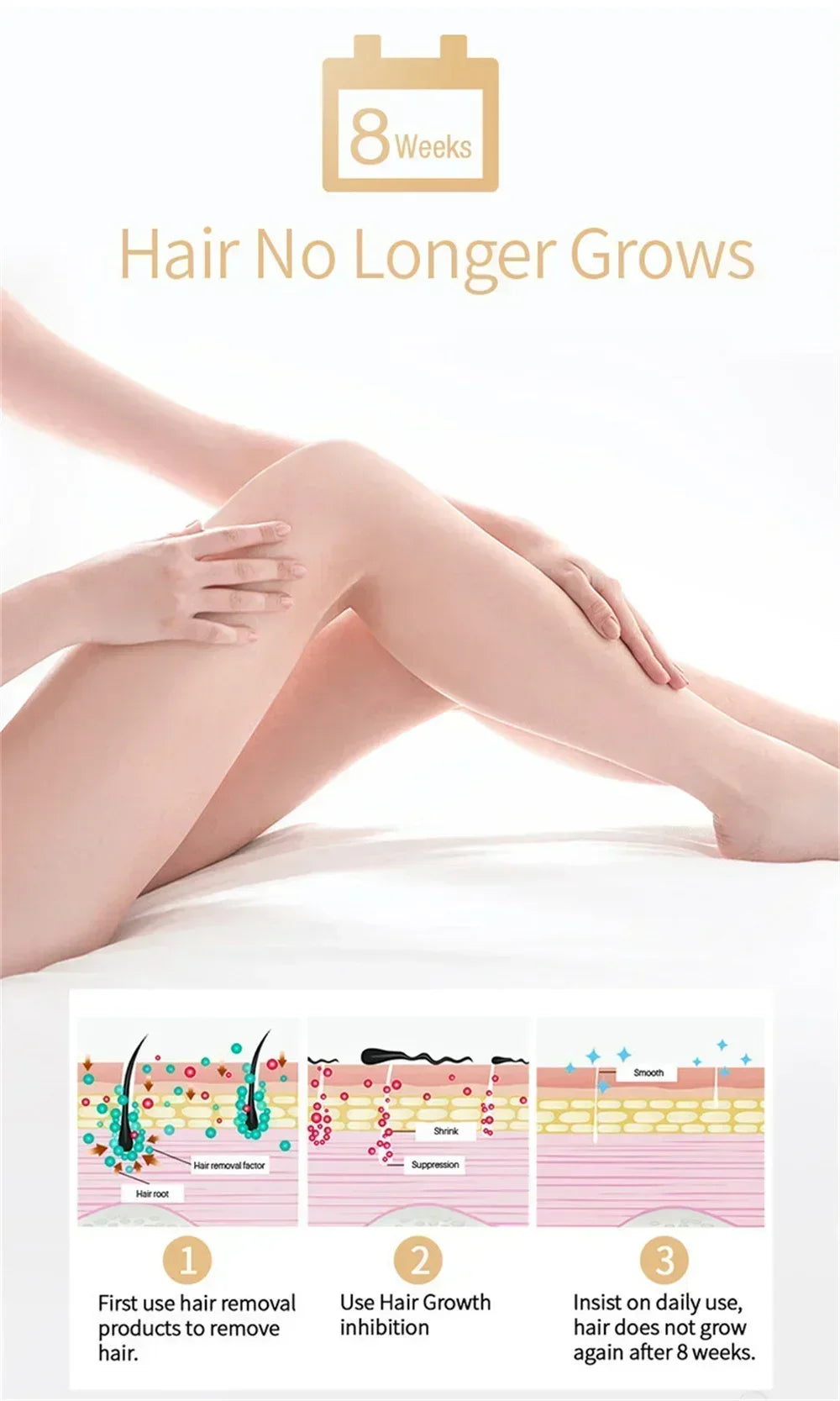 Hair Removal Spray Powerful Epilator Cream Intimate Areas Health Painless Hair Remover Growth Inhibitor For Woman Men Body Care