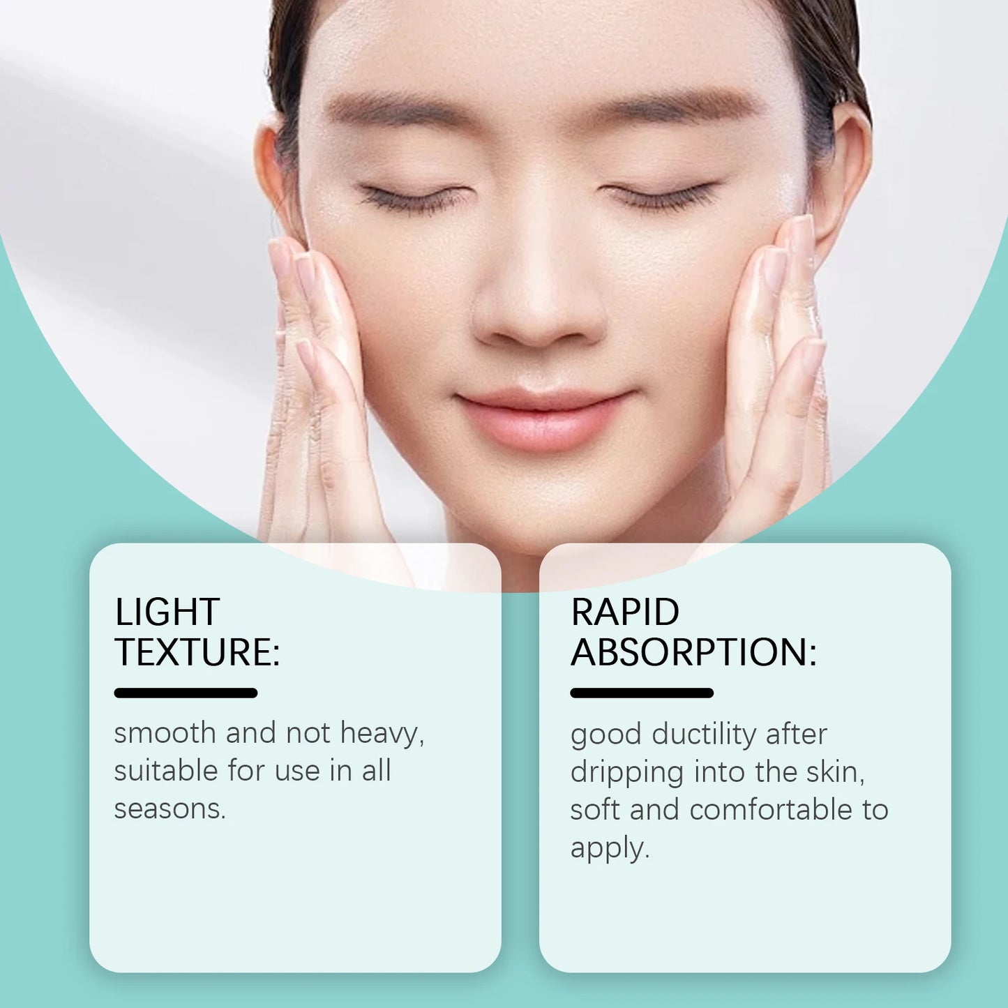 Hyaluronic Acid Serum Deep Moisturize Boost Elasticity Firming Hydration Brightening Smoothing Radiant Face Serum Skincare