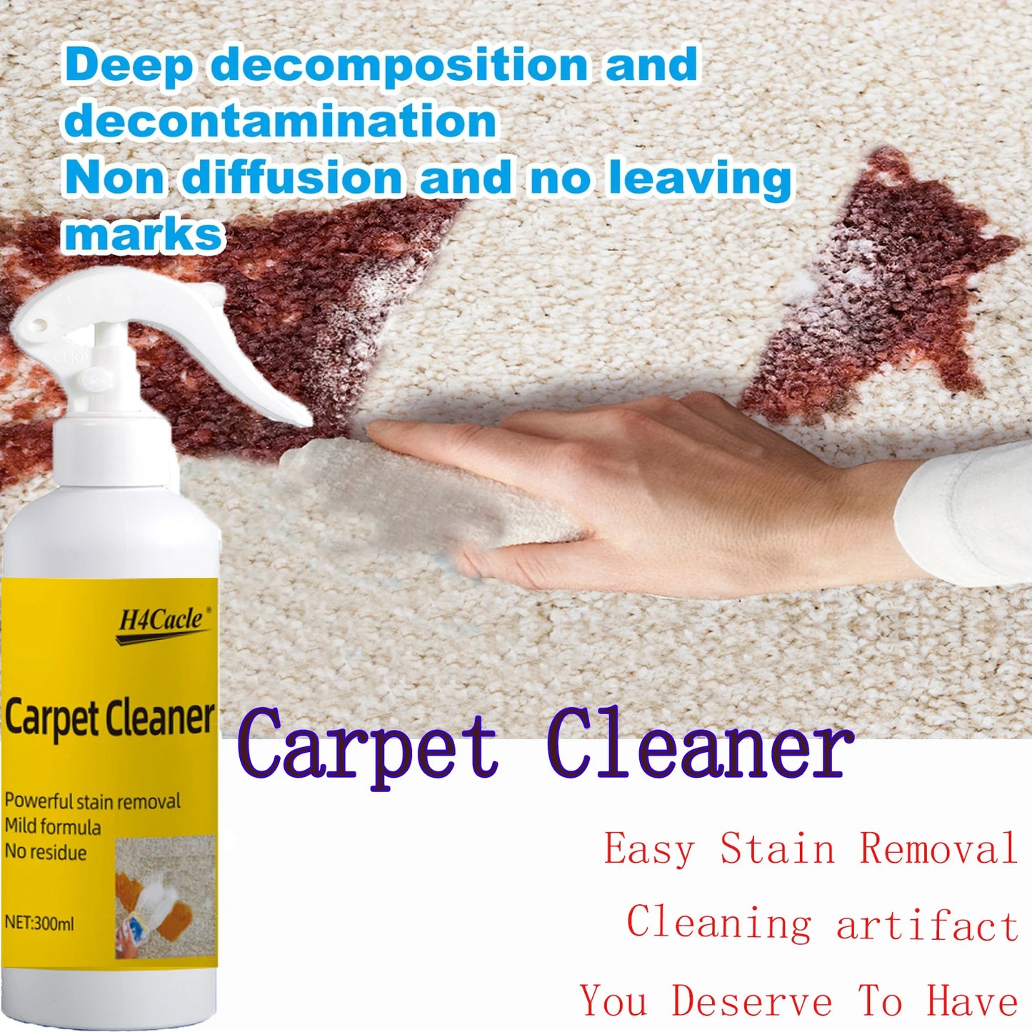 Carpet Cleaner Curtain Dry Cleaner Waterless Cleaning Floor Mats Stain Removal Wool Carpet Cleaner Textile Cleaner Floor Carpet
