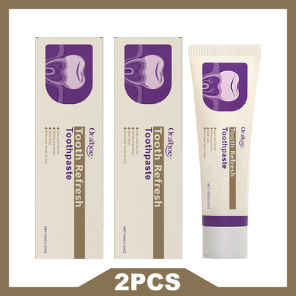 ORALHOE Tooth Stain Removal Toothpaste Refresh Breath Whiten Teeth Protect Gums Repair Enamel Maintain Healthy Boost Confidence