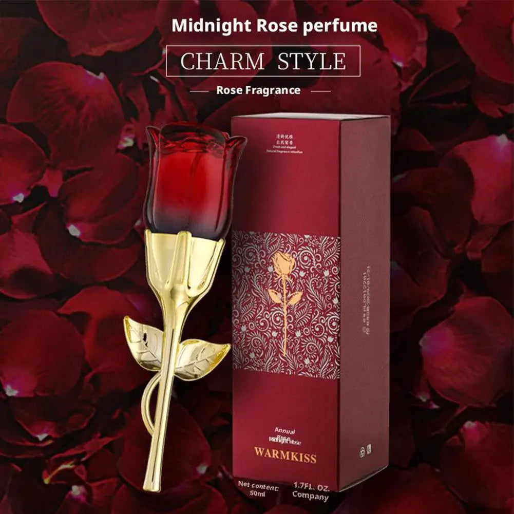 Rose Pheromone Perfume for Women Long-Lasting Floral Body Spray Romantic Dating Scent, Enhances Feminine Charm Daily Wear