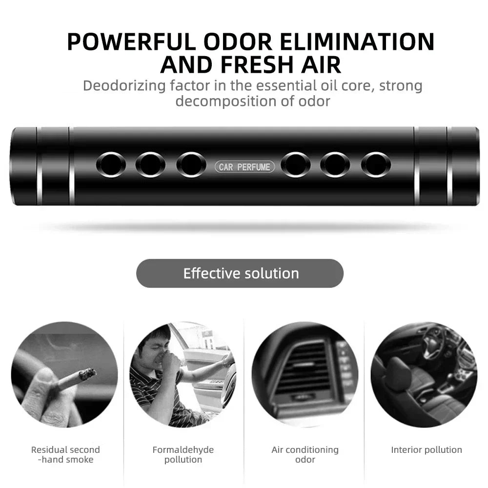 Car Air Freshener Smell Vent Perfume Flavoring Remove Odors Aroma Car Air Conditioning Clip Magnet Diffuser Solid Perfume Amagi