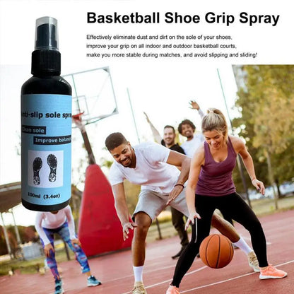 Basketball Shoe Grip Spray 100ml Anti-Slip Sole Spray Spray For Basketball Shoes Shoe Sole Protector Improves Traction Clea P6L6