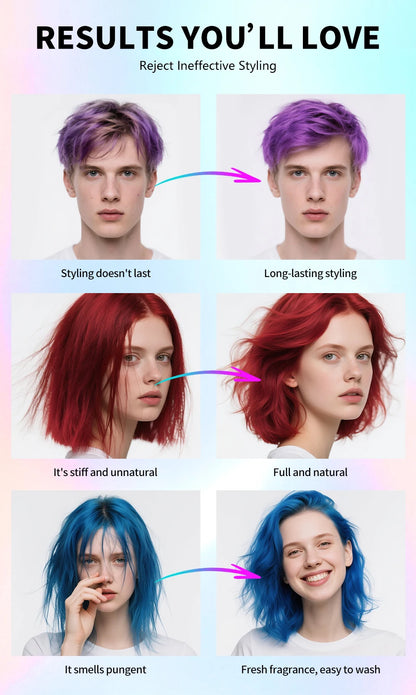 New Hair Color Spray Temporary Diy Hair Dye Spray Halloween Party Costume Instant Hair Styling Spray Disposable Hair Tools 30ml