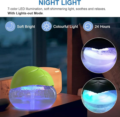 Air purifier aroma diffuser, essential oil air freshener, suitable for home, office, bedroom, warehouse, gifts