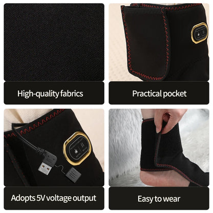 Ankle Brace Massager  - 3-Gear Heat & Vibration,Relieves Joint Pain & Swelling,Aids Sports Recovery,For Fitness Fans & Seniors