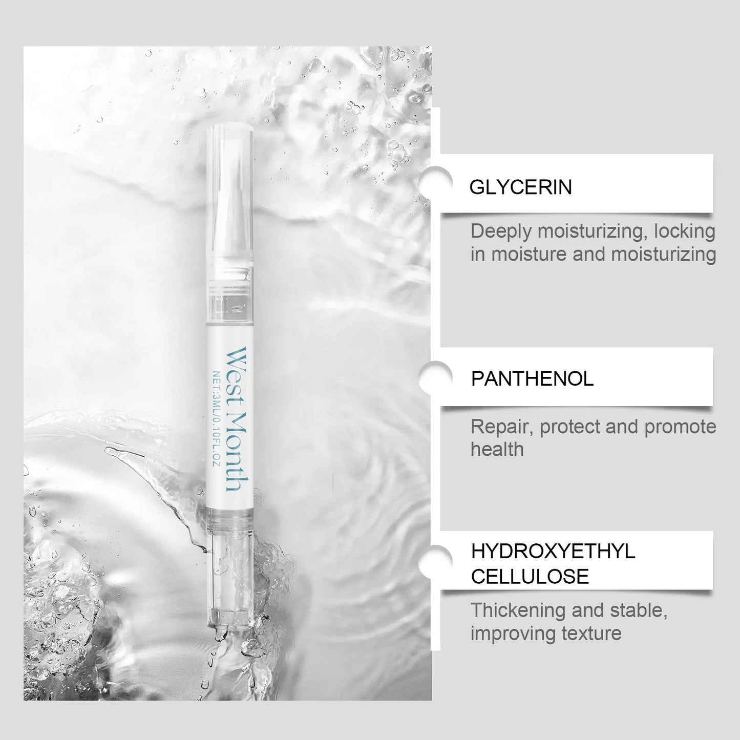 Nail Care Pen Deeply Nourishing Repairing Damaged Nails Surface Promote Nail Growth Reduce Dryness Strengthen Nail Cuticle Oil