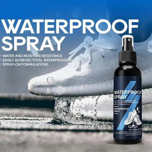 Shoe Protector Spray 120ml Rain and Stain Waterproof Shoe Spray Fabric Water Shield Waterproofing Spray for Hunting Hiking