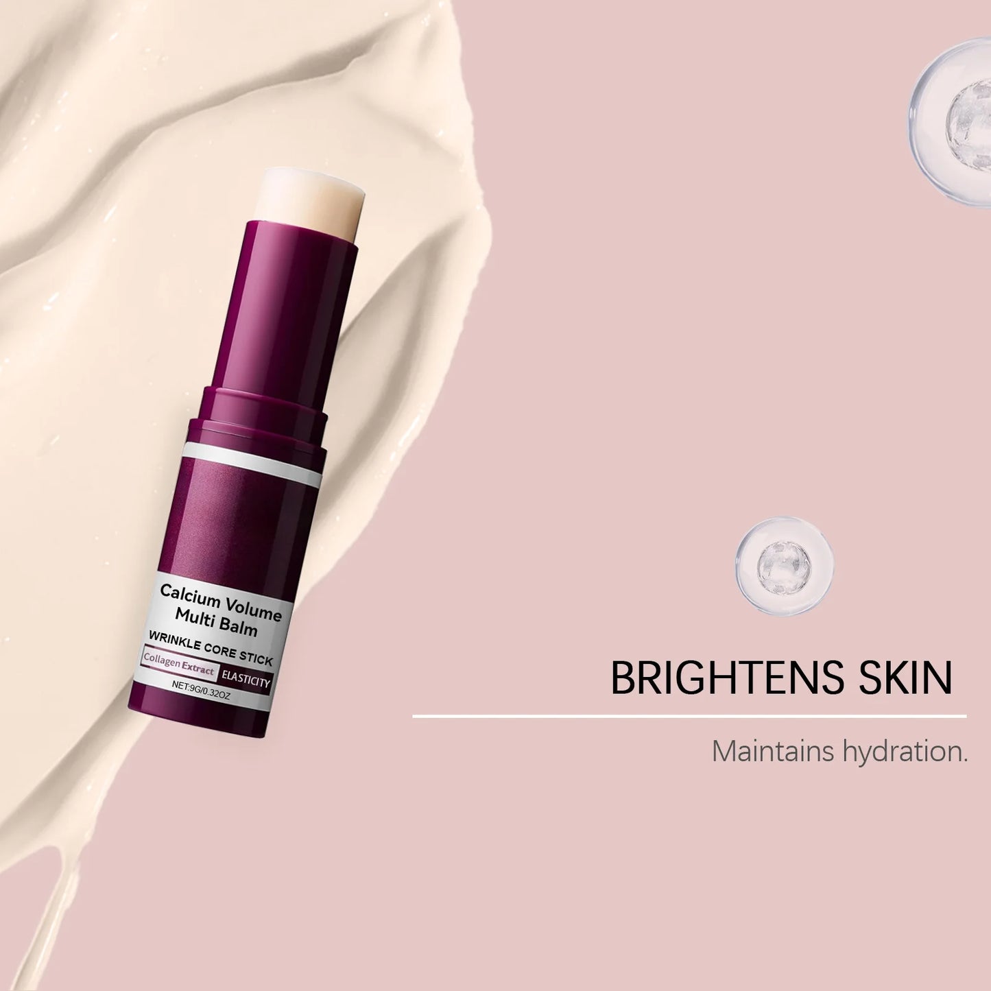 Skincare Stick Dry Skin Care Hydration Fine Line Improvement Facial Elasticity Boost Brightening Moisturizing Cream Stick