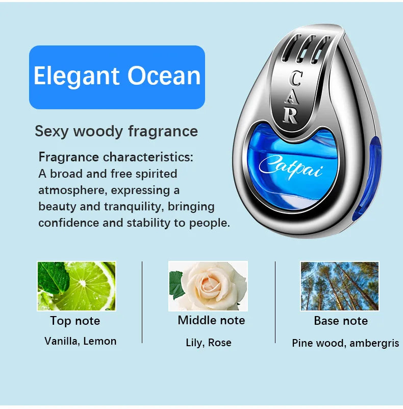 Car Air Freshener Fragrance Car Interior Air Vent Creative Diffuser Lasting Pendant Aromatherapy For Auto Smell Perfume Scent