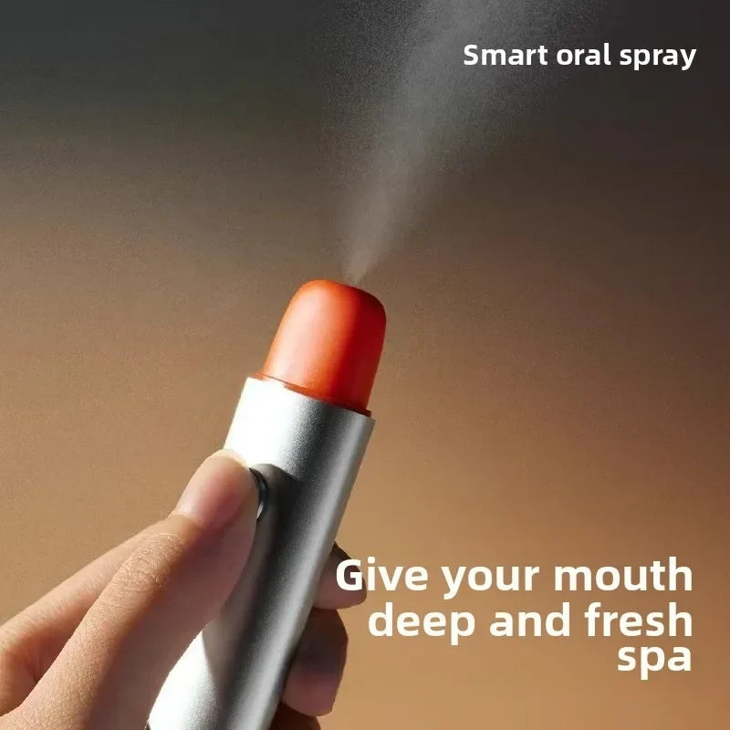 Fruit-Based Electronic Oral Spray Halitosis Cleaning Agent for Breath Care Travel Size Fresh Breath Freshener Mouth Usage